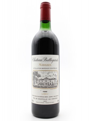 Vins anciens Margaux Château Bellegarde 1989