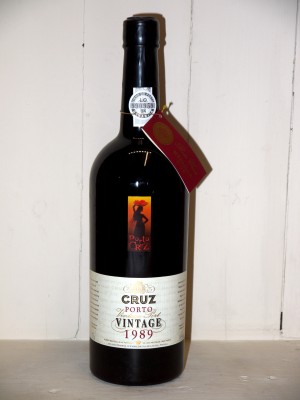 Grands vins Portugal Cruz Porto Vintage 1989
