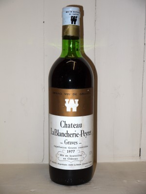Vins anciens Pessac-Léognan - Graves Château La Blancherie -Peyret 1977