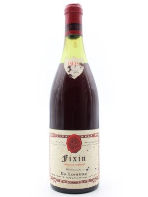 Vins anciens Bourgogne Fixin 1979 Loiseau