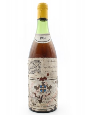 Vins anciens Chassagne-Montrachet - Puligny-Montrachet Puligny-Montrachet 1er Cru "Clavoillon" 1959 Domaine Leflaive