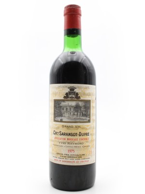 Grands vins Bordeaux  Château Saransot-Dupré 1976
