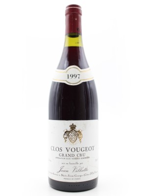 Grands vins Clos Vougeot Corton Grand Cru 1989 Jean Villatte