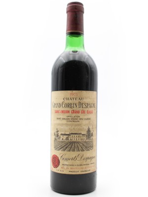 Vins de collection Bordeaux Château Grand Corbin Despagne 1975