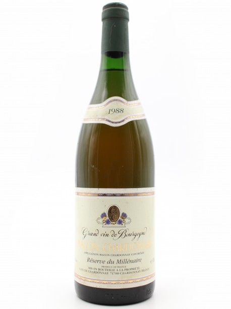 Macon Chardonnay "Réserve du Millénaire" 1988 Cave de Chardonnay