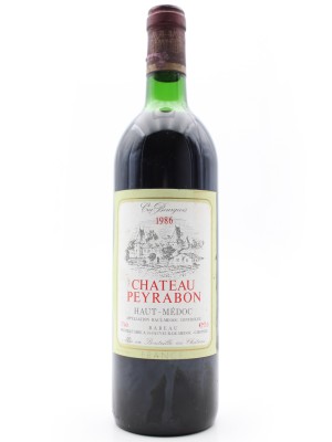 Grands vins Haut-Médoc Château Peyrabon 1986