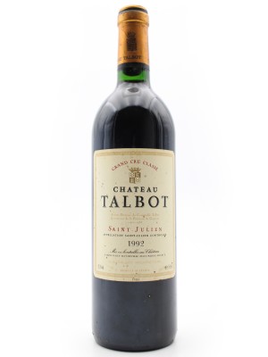 Grands crus Bordeaux Château Talbot 1992