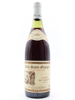 Grands vins Nuits-Saint-Georges Nuits-Saint-Georges 1987 Caves Réunis du Couvent des Cordeliers