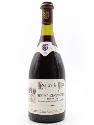 Vins anciens Bourgogne Hospices de Dijon Beaune Cent-Vignes 1993
