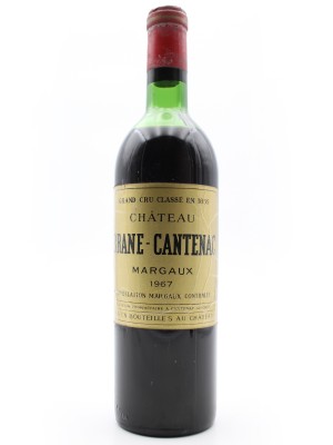 Grands vins Margaux Château Brane-Cantenac 1967