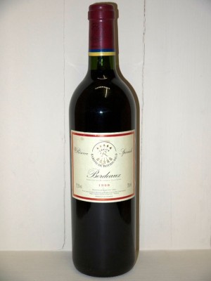 Grands vins Pessac-Léognan - Graves Réserve spéciale Lafite Barons de Rothschild 1998