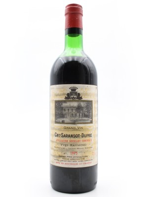 Grands vins Listrac-Médoc - Moulis-en-Médoc Château Saransot-Dupré 1975