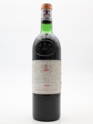 Vins de collection Bordeaux Château Pape Clément 1968
