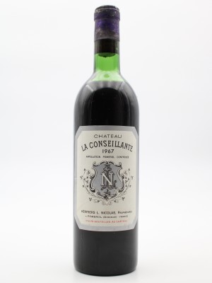 Vins anciens Bordeaux Château La Conseillante 1967