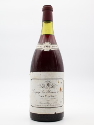 Grands vins Beaune - Savigny-les-Beaune Magnum Savigny-Les-Beaune 1er Cru "Aux Vergelesses" 1980 Simon Bize