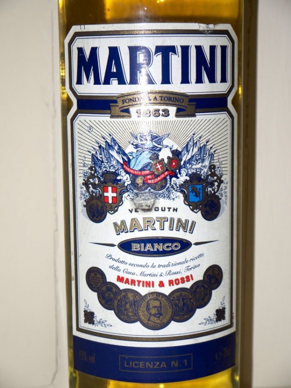 Martini Bianco 1970s/80s - great wine Bottles in Paradise | Au Droit de Bouchon