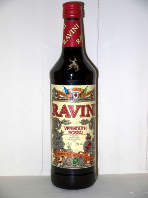 Grands crus Étranger Ravini Vermouth Rosso année 70