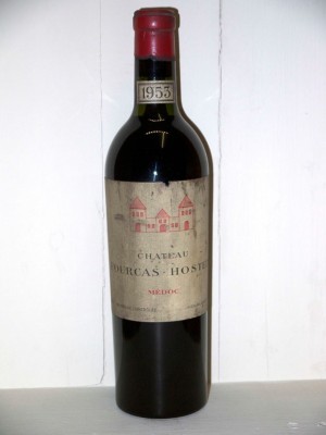 Grands vins Saint-Émilion Château Fourcas-Hosten 1953