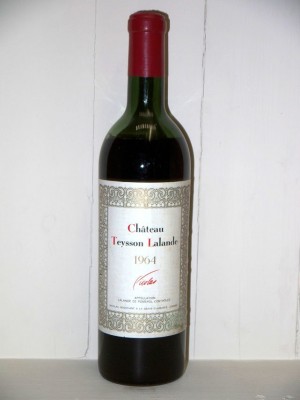 Grands vins Pomerol - Lalande de Pomerol Château Teysson Lalande 1964