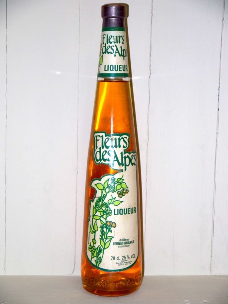 Liqueur fleurs des alpes Distillerie Fernet-Branca présumée des années 70