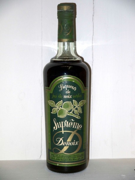 Liqueur de jus de noix vertes suprême Maison Denoix présumé années 70