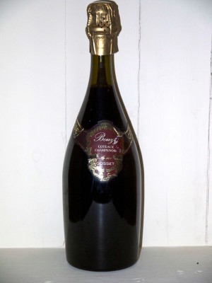 Grand Champagne Bouzy Coteaux Champenois Maison Gosset présumé années 70/80