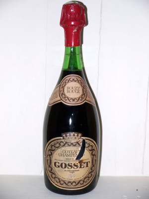  Bouzy rouge Coteaux Champenois Maison Gosset présumé années 70/80