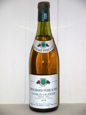Grands vins Chablis Chablis-Vaudésir Grand Cru 1978 Bouchard Père et fils