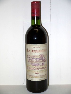 Grands vins Saint-Émilion Château La Dominique 1982