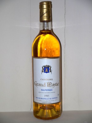 Grands vins Saint-Émilion Château Grand Mayne 1985