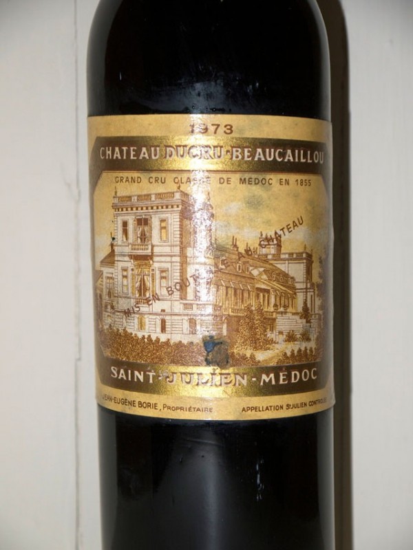 etiquette vin Chateau Ducru Beaucaillou 1976 Saint Julien wine label bottle 