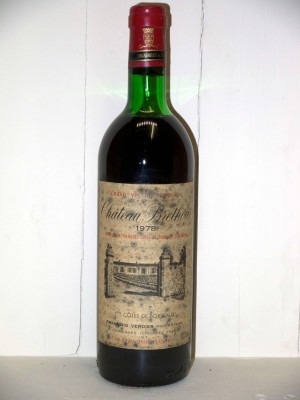 Grands vins Autres appellations de Bordeaux Château Brethous 1978