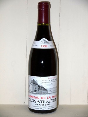 Grands vins Aloxe Corton Château de La Tour Clos Vougeot Grand Cru 1999