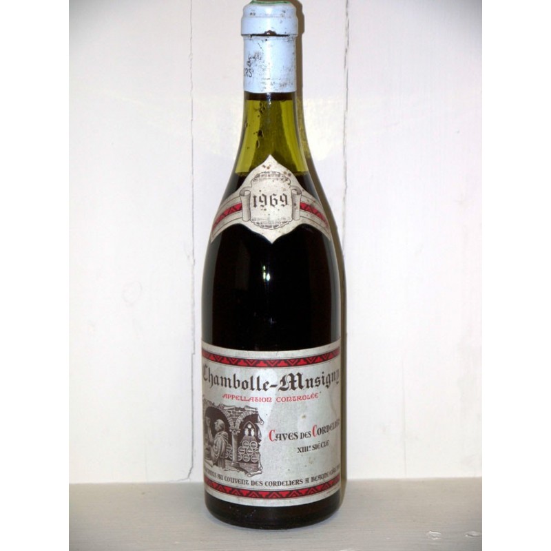 Chambolle-Musigny 1969 Caves des Cordeliers - Grands crus Bourgogne