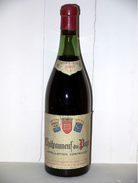Chateauneuf du Pape 1959 Société des grands vins des Côtes du Rhône et de Provence