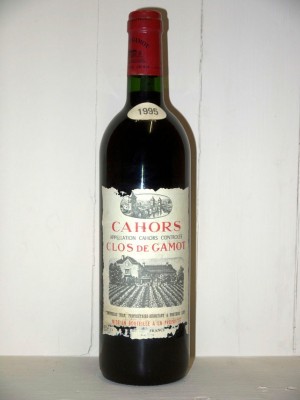 Vins anciens South West Clos de Gamot 1995