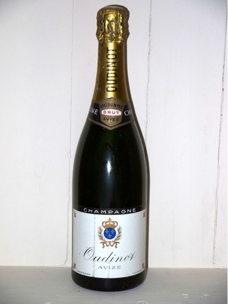 Champagne Oudinot brut Blanc de Blancs présumé années 1960/1970