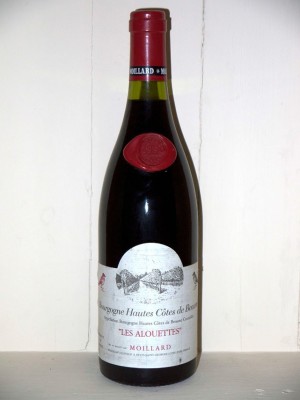 Bourgogne Hautes Côtes de Beaune 1990 "Les alouettes" Maison Moillard