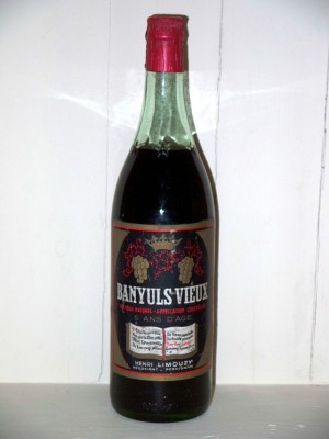 Vins anciens Languedoc-Roussillon Banyuls Vieux 5 years old Henri Limouzy presumed 1940s