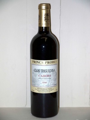 Millesime prestige Sud-Ouest Clos Triguenida "Prince Probus" 1998 cahors
