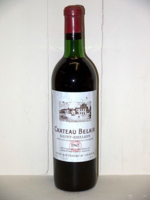 Grands vins Pessac-Léognan - Graves Château Belair 1962