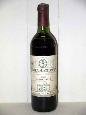 Grands vins Margaux Château Lascombes 1983