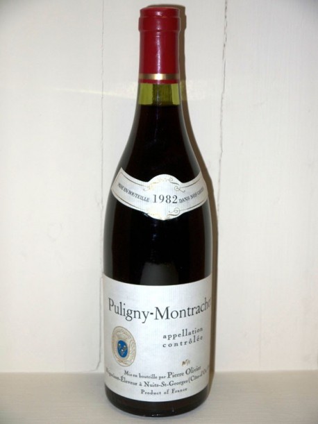 Puligny-Montrachet 1982 Pierre Olivier