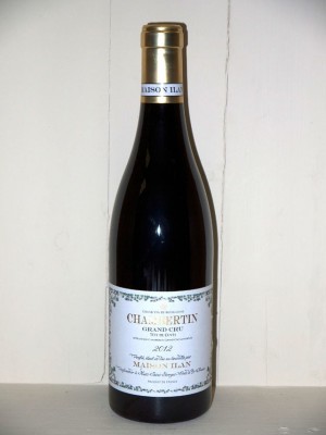 Grands vins Gevrey-Chambertin Chambertin Grand Cru tête de cuvée 2012 Maison Ilan