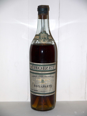 Cognac de collection  Cognac Fine Champagne Bonaparte Croizet présumé des années 1900