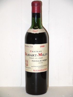 Grands vins Haut-Médoc Château Duhart Milon 1959
