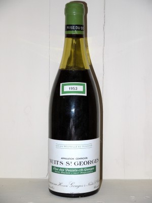 Grands vins Chambolle-Musigny Nuits-Saint-Georges 1953 "Clos des Porrets" Domaine Henri Gouges