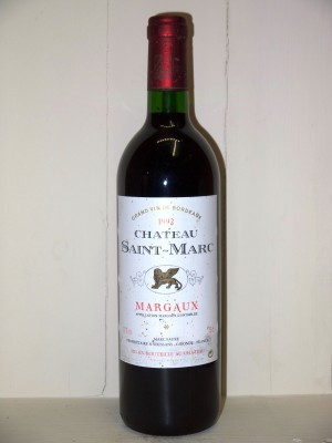 Grands crus Autres appellations de Bordeaux Château Saint-Marc 1992