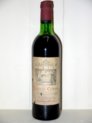 Grands crus Autres appellations de Bordeaux Château Citran1979