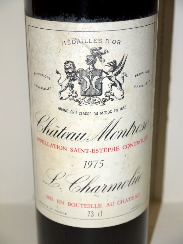 Château Montrose 1975 - great wine Bottles in Paradise | Au Droit